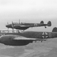 Messerschmitt Bf 110s over France in 1942 (Deutsches Bundesarchiv)